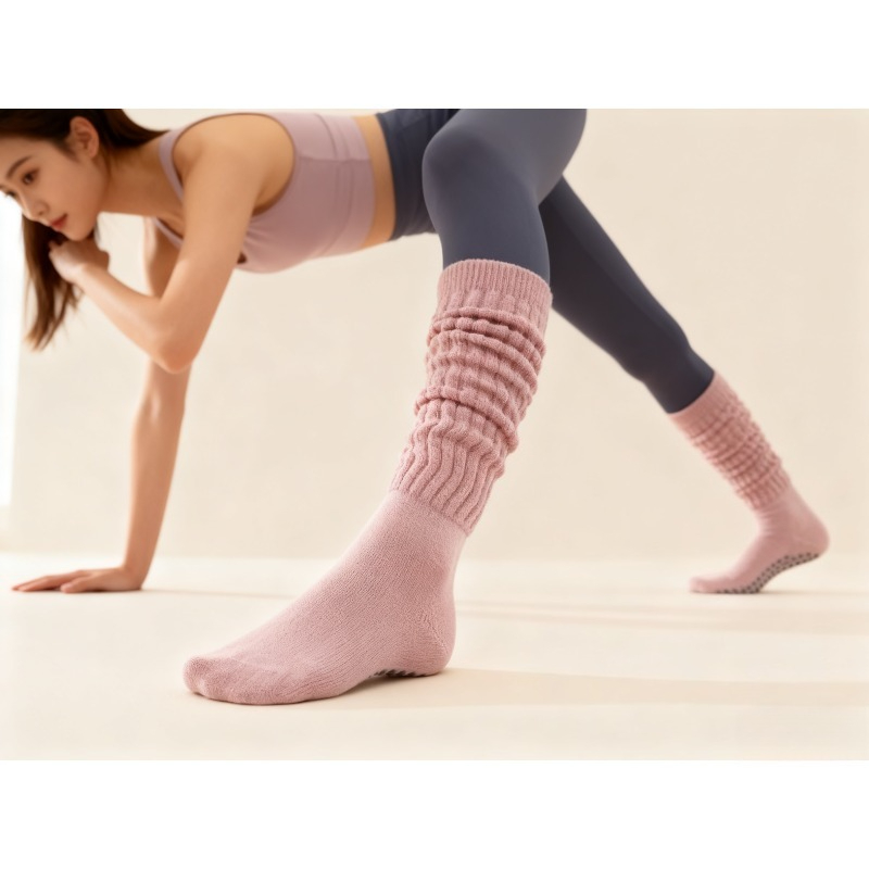 Winter Yoga Clothing - Kaos Kaki Pilates Wanita Katun Anti