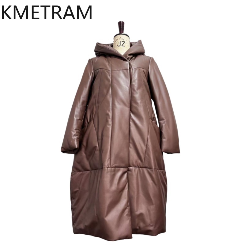 Puffer Jacket Women Down - Jaket Puffer Kulit Domba 100% Mantel