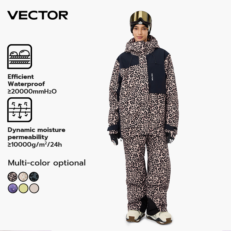 Winter Clothing Vector - Jaket Ski Katun VECTOR Pria Wanita