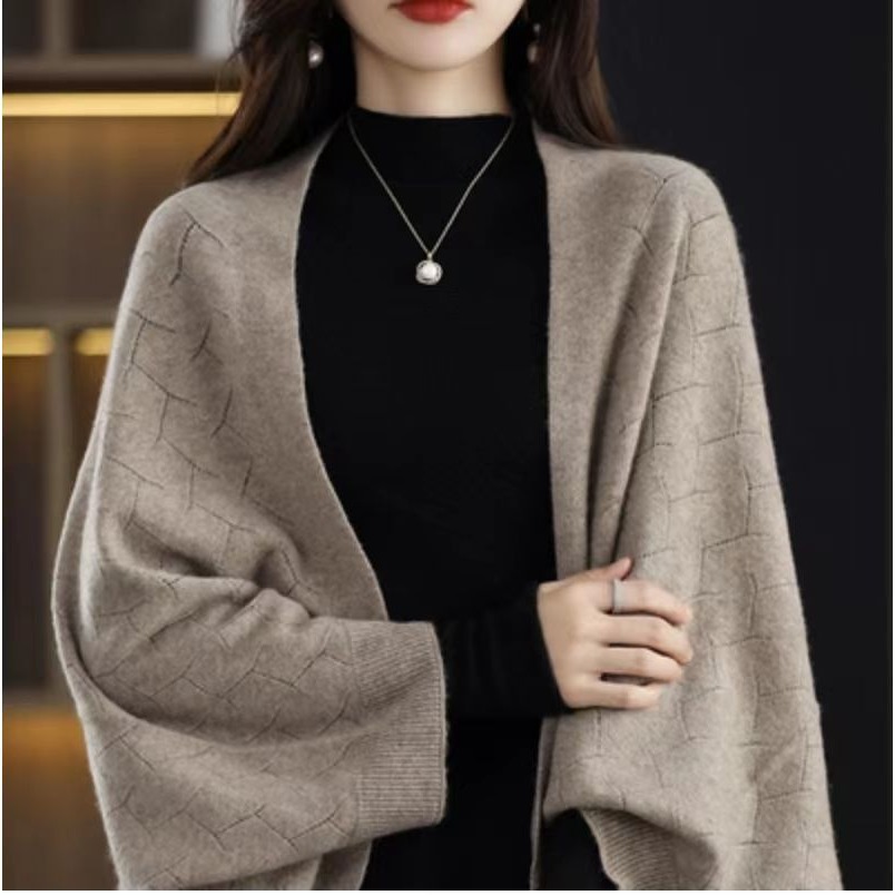 Winter Clothing Label - Mantel Kasmir Musim Gugur Musim Dingin,