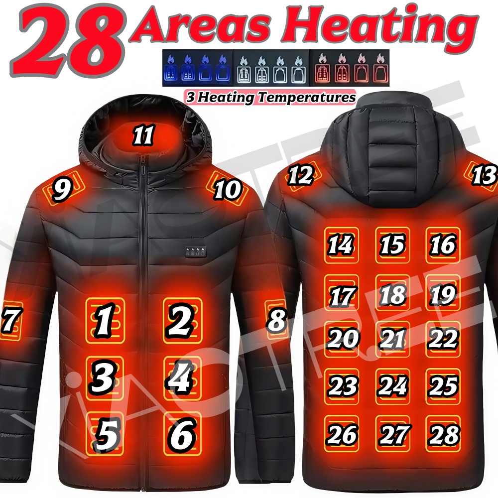 Winter Clothing Matching - 28 Area Pemanas Jaket Pria Wanita