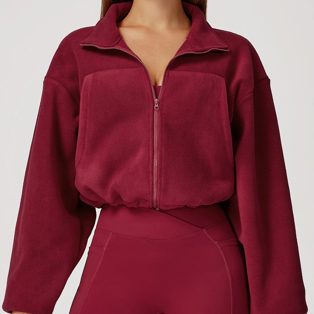 Winter Yoga Clothing - Jaket Yoga Musim Dingin Wanita Lengan