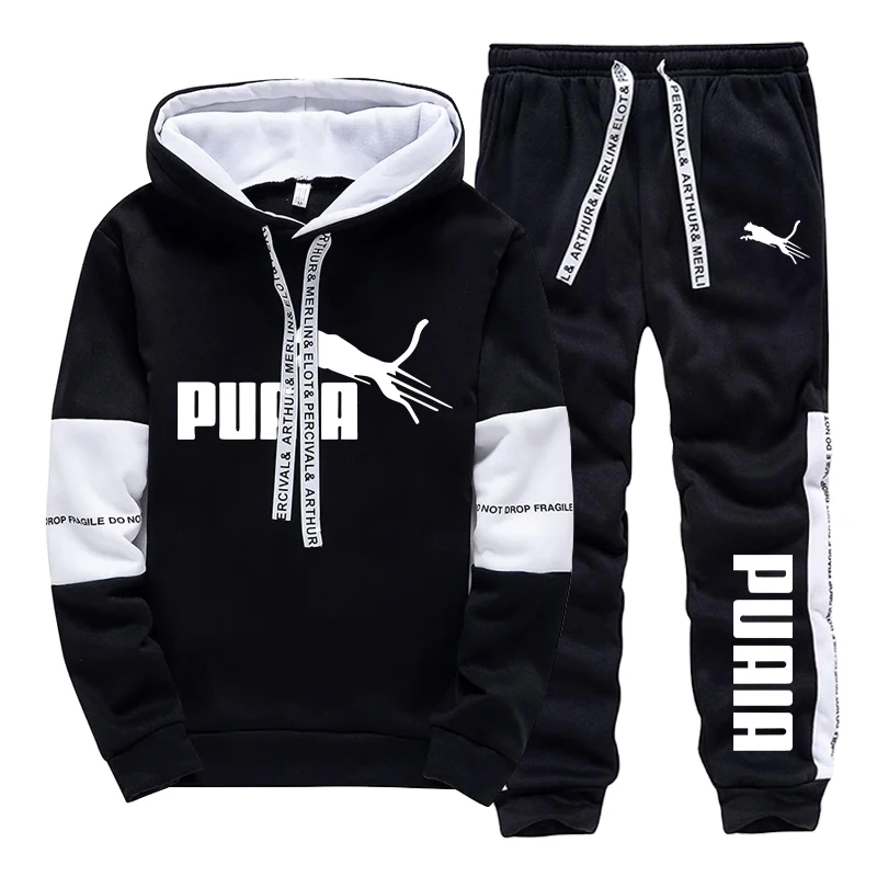 Winter Clothing Hoodie - Setelan Olahraga Kasual Harian Musim Gugur