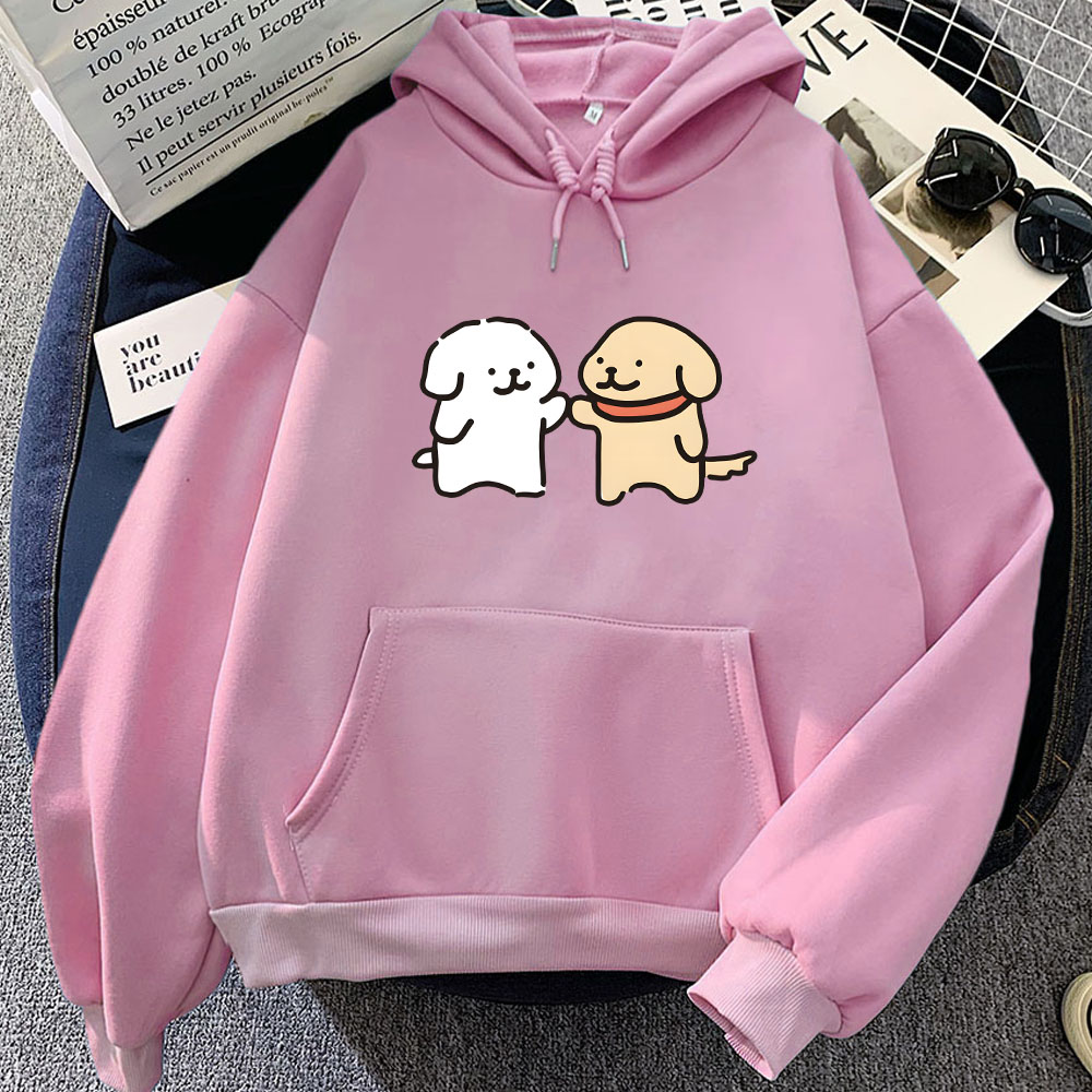 Hoodie motif anjing Maltese an - Winter Clothing Yellowknife ulasan dan harga