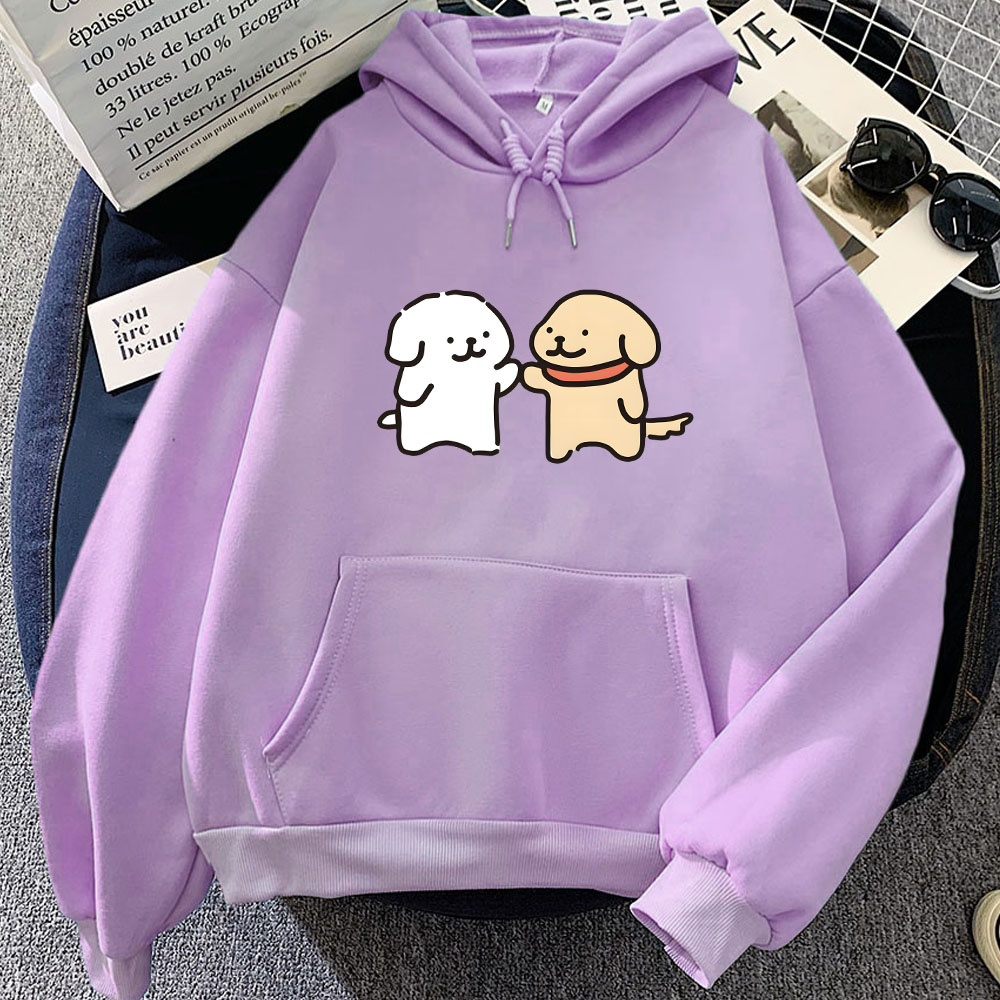 Hoodie motif anjing Maltese an - Winter Clothing Yellowknife ulasan dan harga