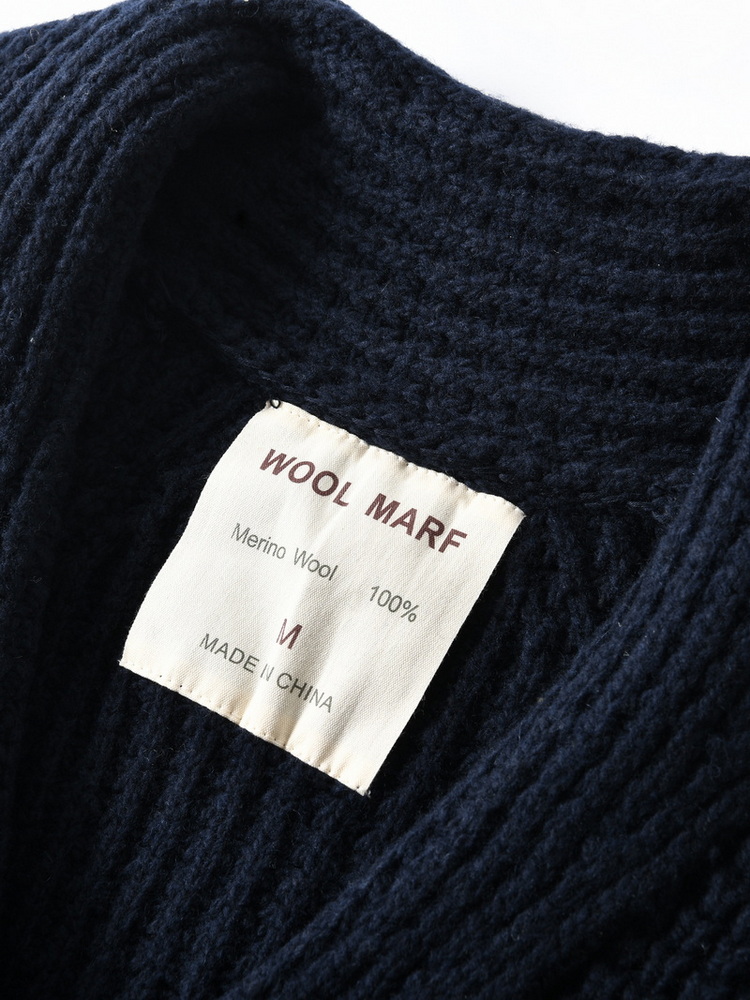 Sweater Rajut Tebal Wol 100% G - Wool Blend Coat ulasan dan harga