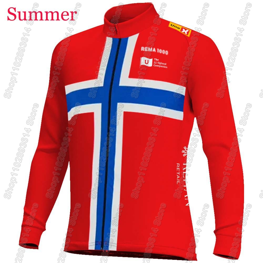 Set Jersey Bersepeda Tim UNO X - Winter Clothing Norway ulasan dan harga
