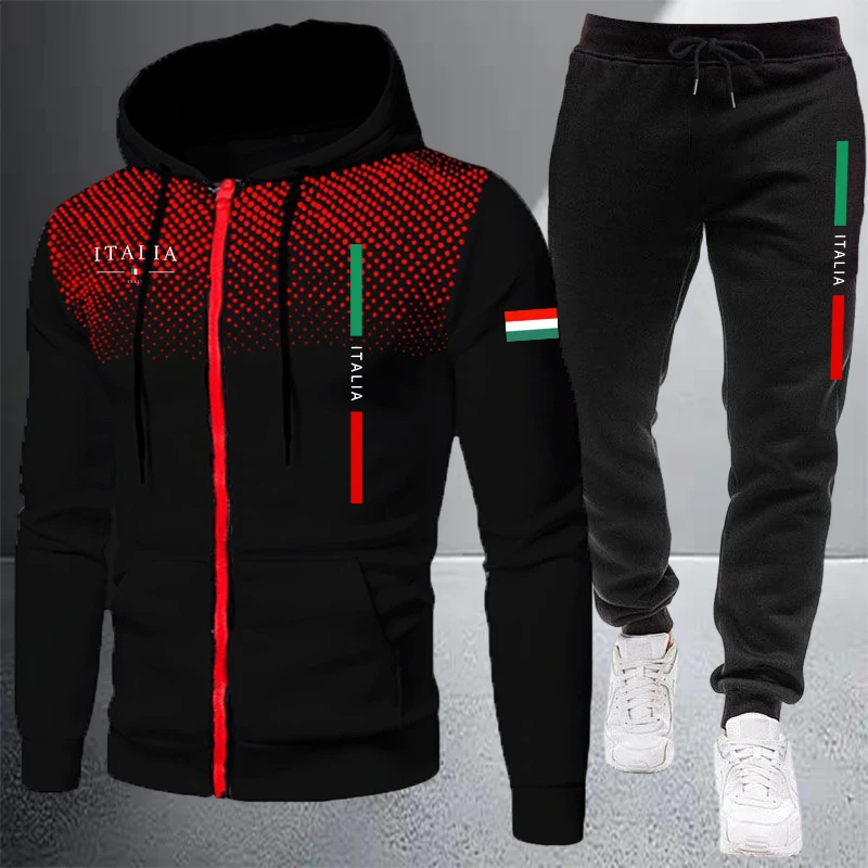 Setelan Olahraga Pria Jaket Ho - Winter Clothing Matching ulasan dan harga