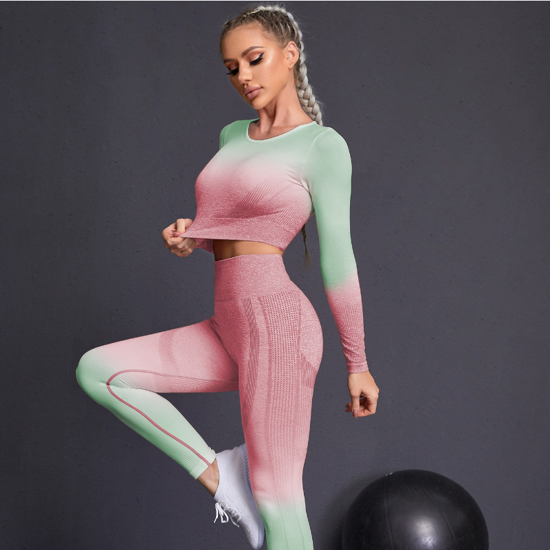 Setelan Yoga Gym wanita, baju  - Winter Yoga Clothing ulasan dan harga