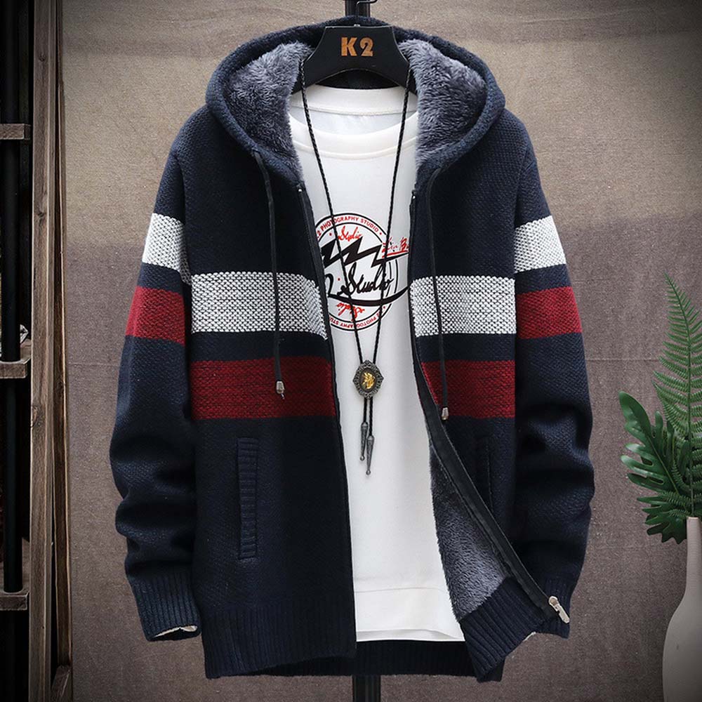 Sweater bertudung pria, mantel - Wool Blend Coat ulasan dan harga