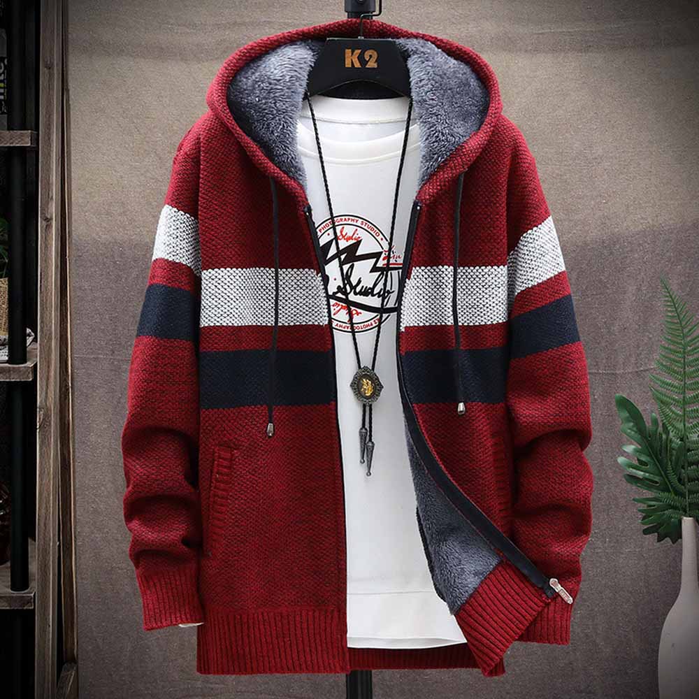 Sweater bertudung pria, mantel - Wool Blend Coat ulasan dan harga