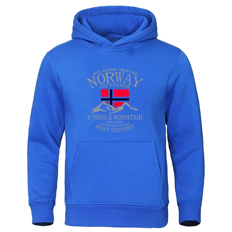 Hoodie Gunung Fjord Norwegia u - Winter Clothing Norway ulasan dan harga