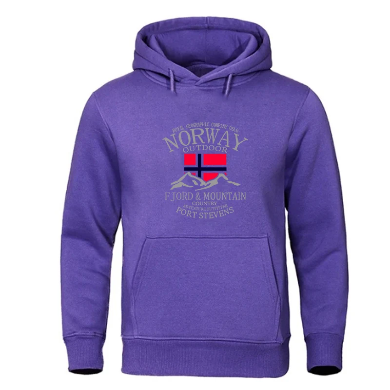 Hoodie Gunung Fjord Norwegia u - Winter Clothing Norway ulasan dan harga