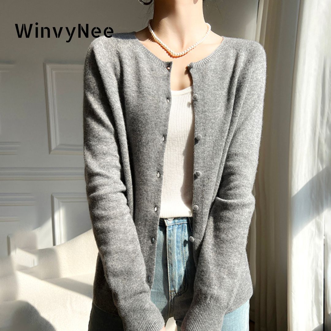WinvyNee 2024 tren baru kardig - Wool Blend Coat ulasan dan harga