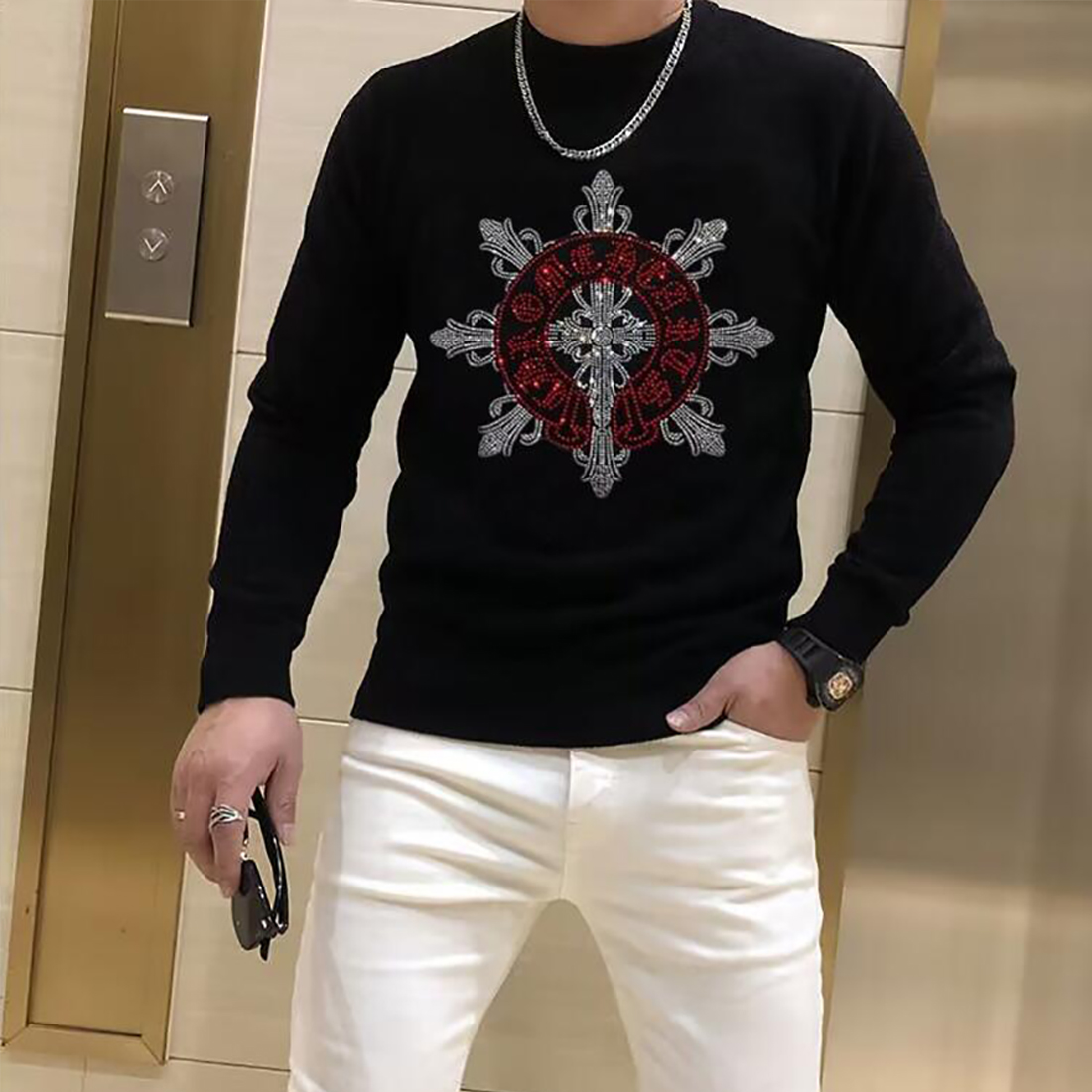 Sweater Pullover pria, Sweater - Winter Clothing English ulasan dan harga