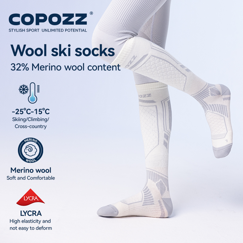 COPOZZ Kaus Kaki Ski Musim Din - Thermal Sock Merino ulasan dan harga