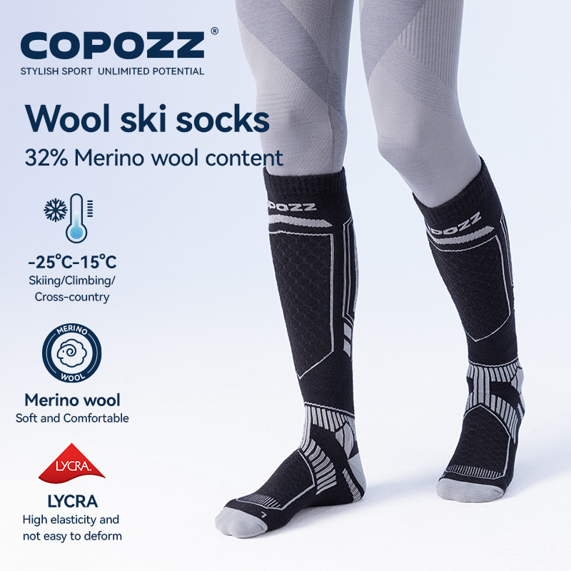 COPOZZ Kaus Kaki Ski Musim Din - Thermal Sock Merino ulasan dan harga