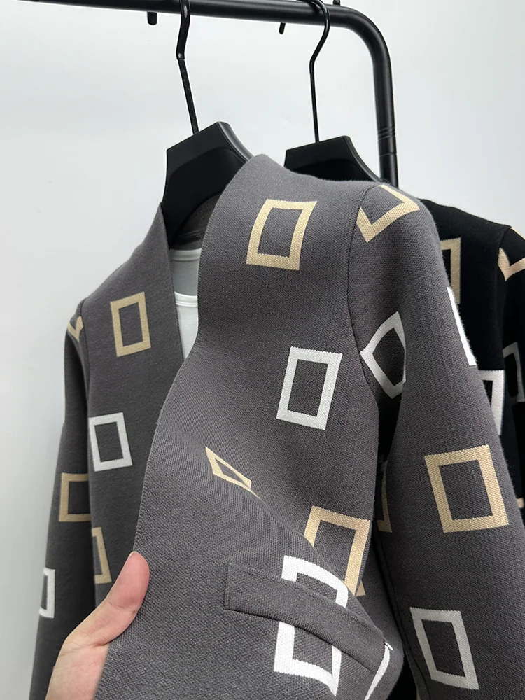 Kardigan Rajutan Desainer Pria - Wool Blend Coat ulasan dan harga