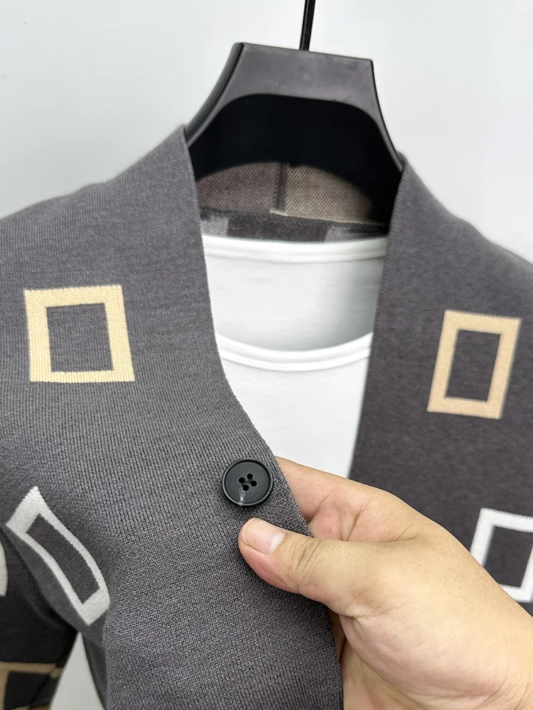 Kardigan Rajutan Desainer Pria - Wool Blend Coat ulasan dan harga