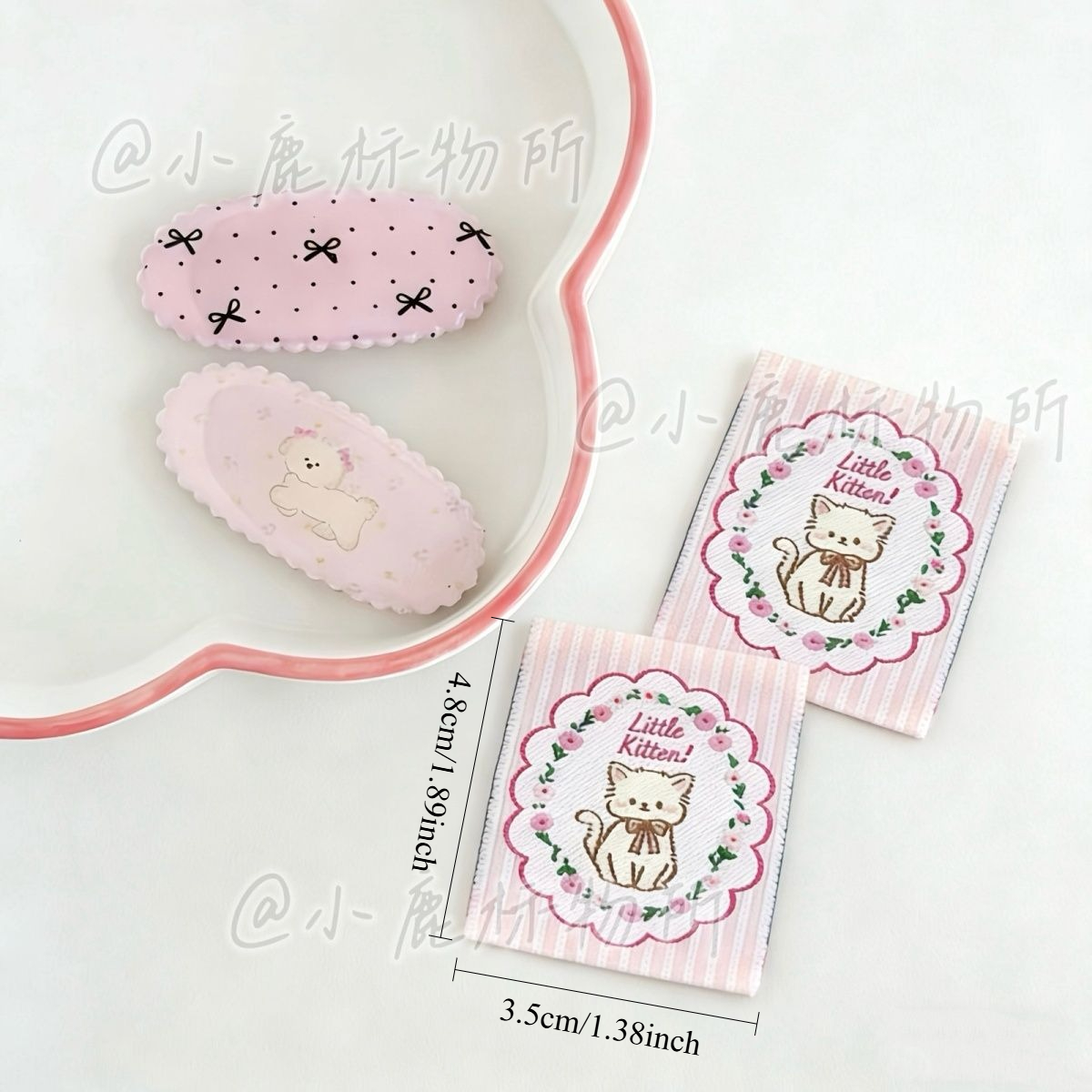 Label Kain Bordir Gaya Korea M - Winter Clothing Label ulasan dan harga