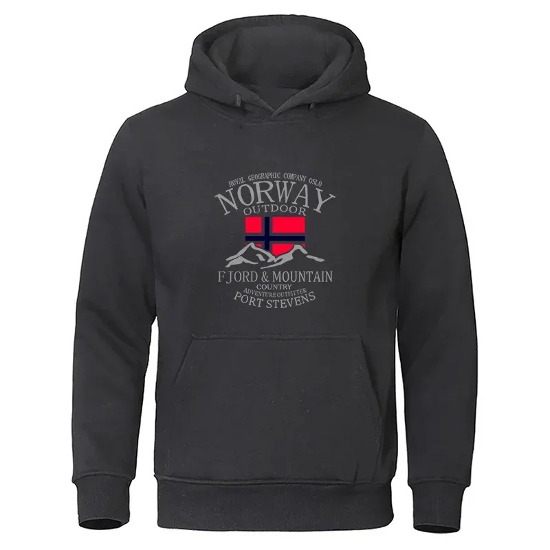 Norway Fjord Mountain Hoodie L - Winter Clothing Norway ulasan dan harga