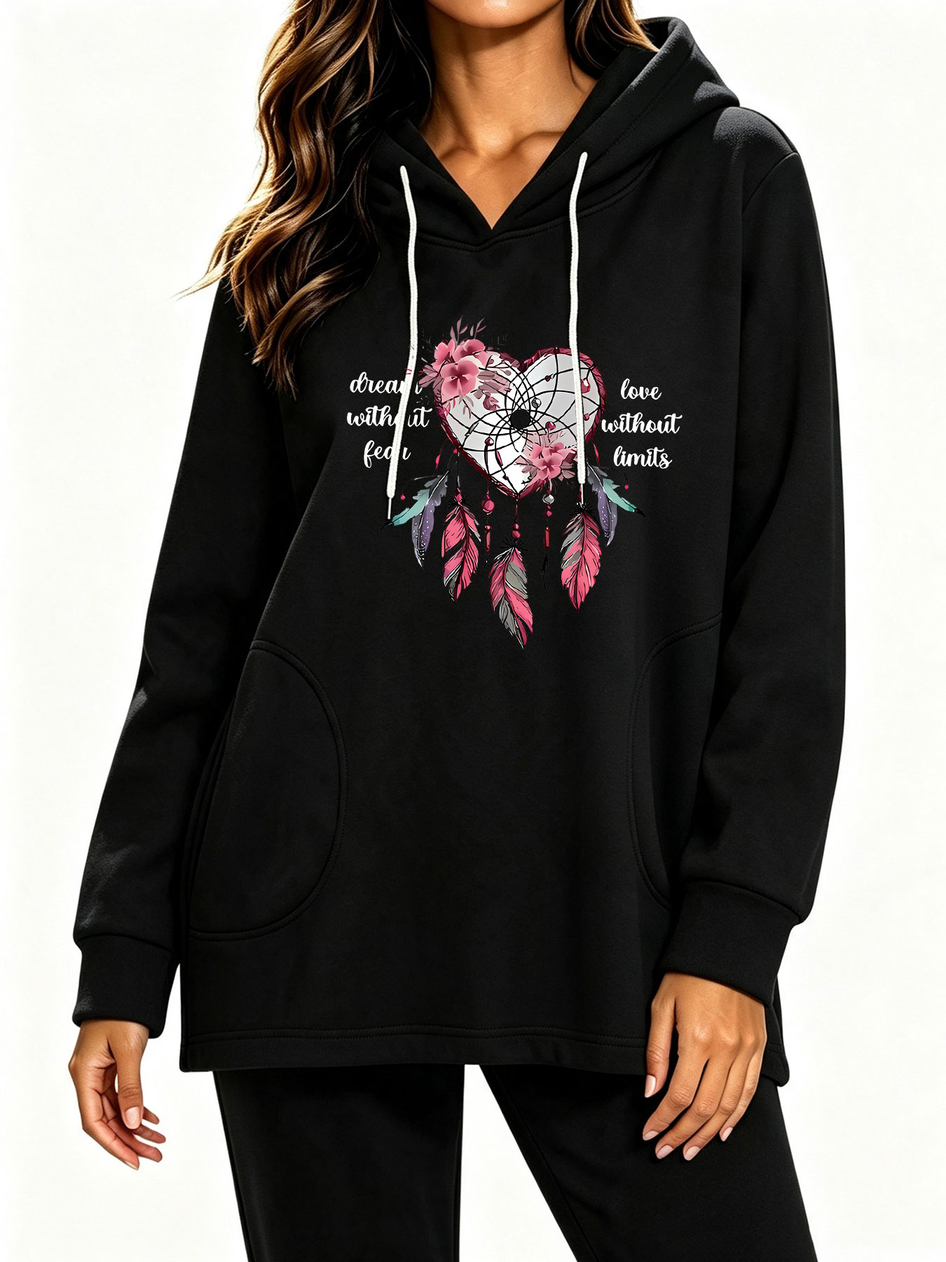 Love Dream Catcher Net Feather - Winter Clothing English ulasan dan harga
