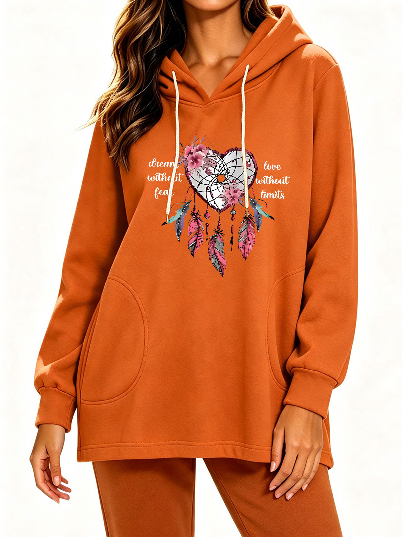 Love Dream Catcher Net Feather - Winter Clothing English ulasan dan harga