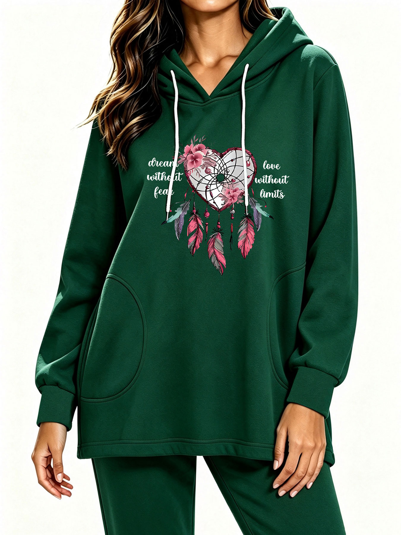 Love Dream Catcher Net Feather - Winter Clothing English ulasan dan harga