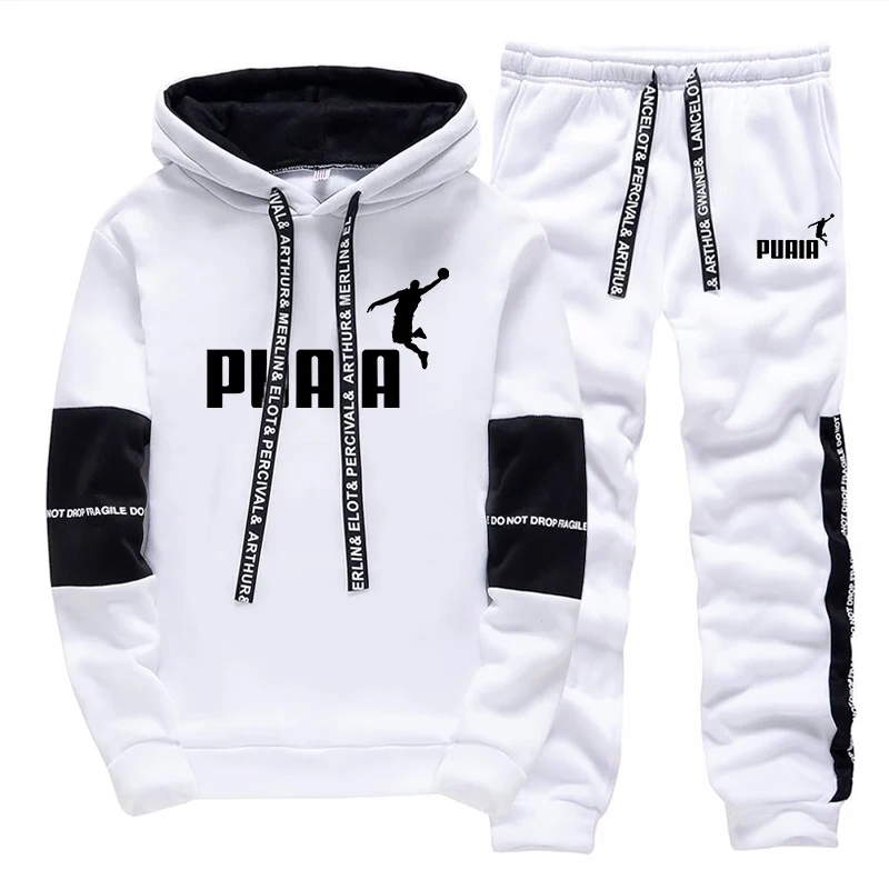 Setelan Olahraga Pria Terlaris - Winter Clothing Hoodie ulasan dan harga