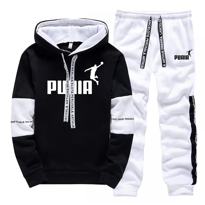 Setelan Olahraga Pria Terlaris - Winter Clothing Hoodie ulasan dan harga
