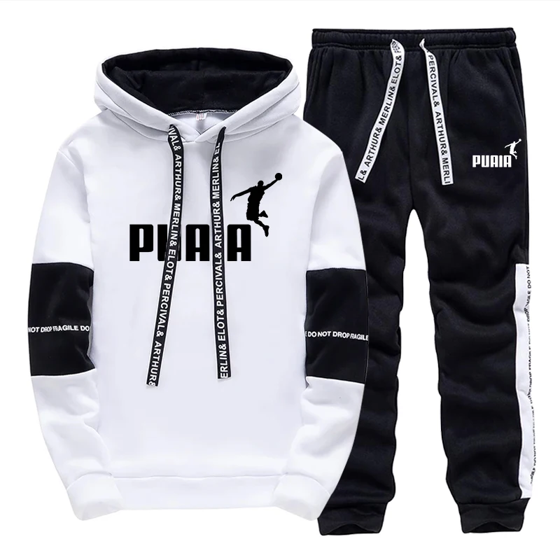 Setelan Olahraga Pria Terlaris - Winter Clothing Hoodie ulasan dan harga