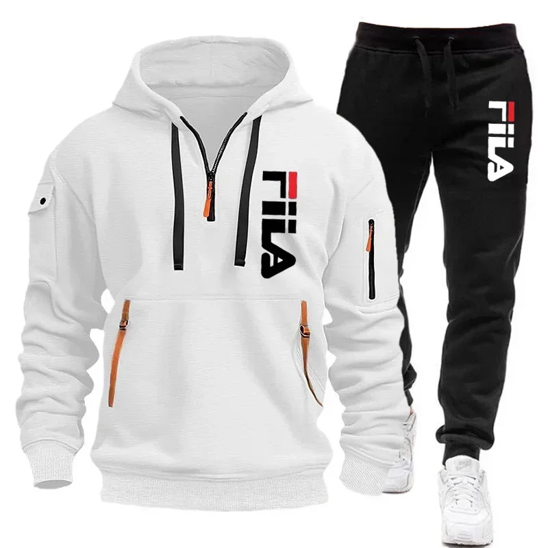 Setelan olahraga pria dua poto - Winter Clothing Hoodie ulasan dan harga