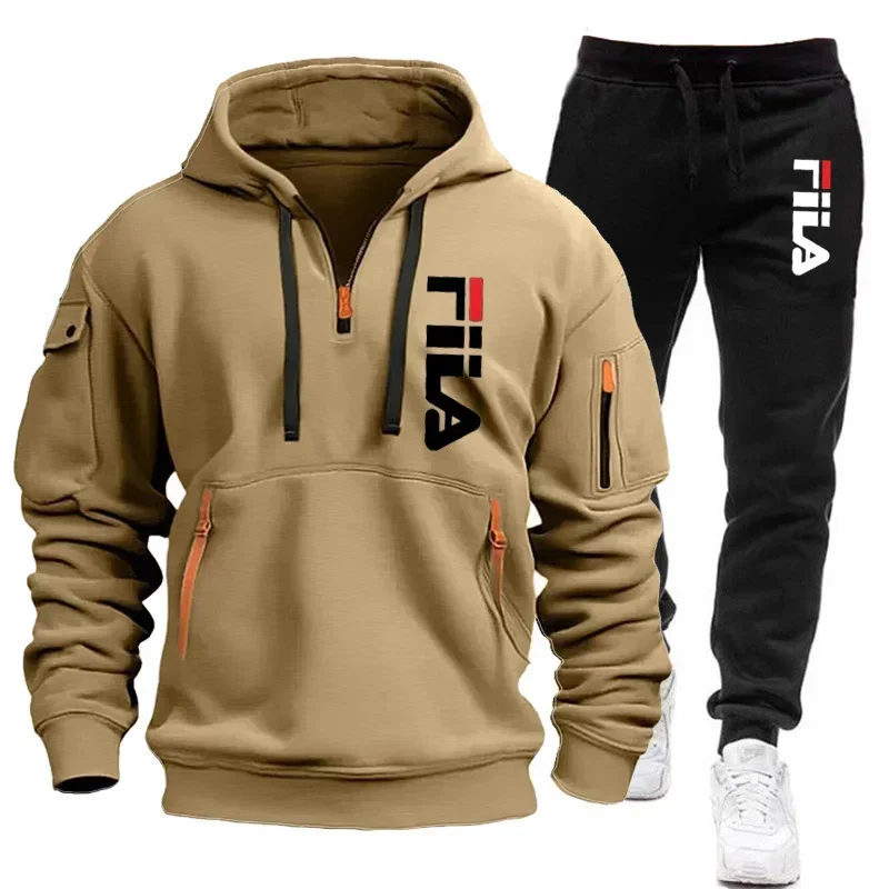 Setelan olahraga pria dua poto - Winter Clothing Hoodie ulasan dan harga