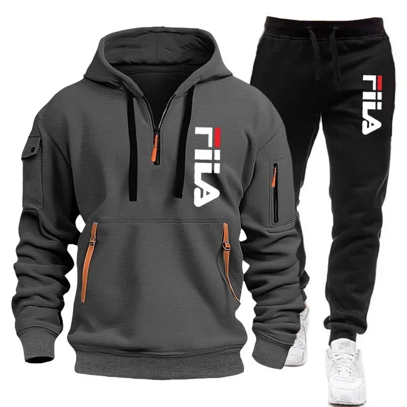 Setelan olahraga pria dua poto - Winter Clothing Hoodie ulasan dan harga