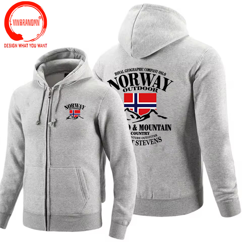 Hoodie Norwegia Fjord Fashion  - Winter Clothing Norway ulasan dan harga