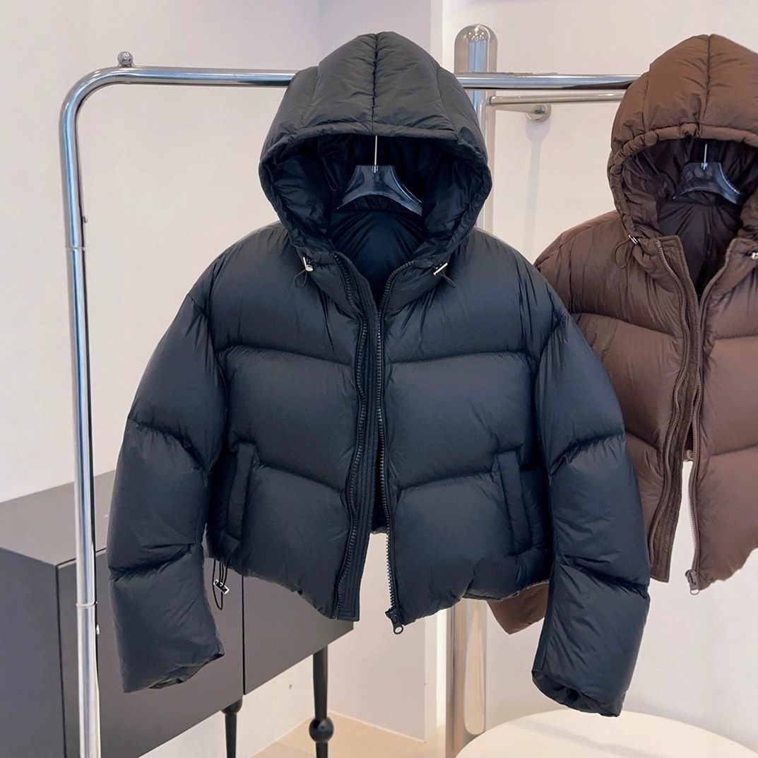Jaket Tebal Bulu Angsa Putih 9 - Puffer Jacket Women Down ulasan dan harga