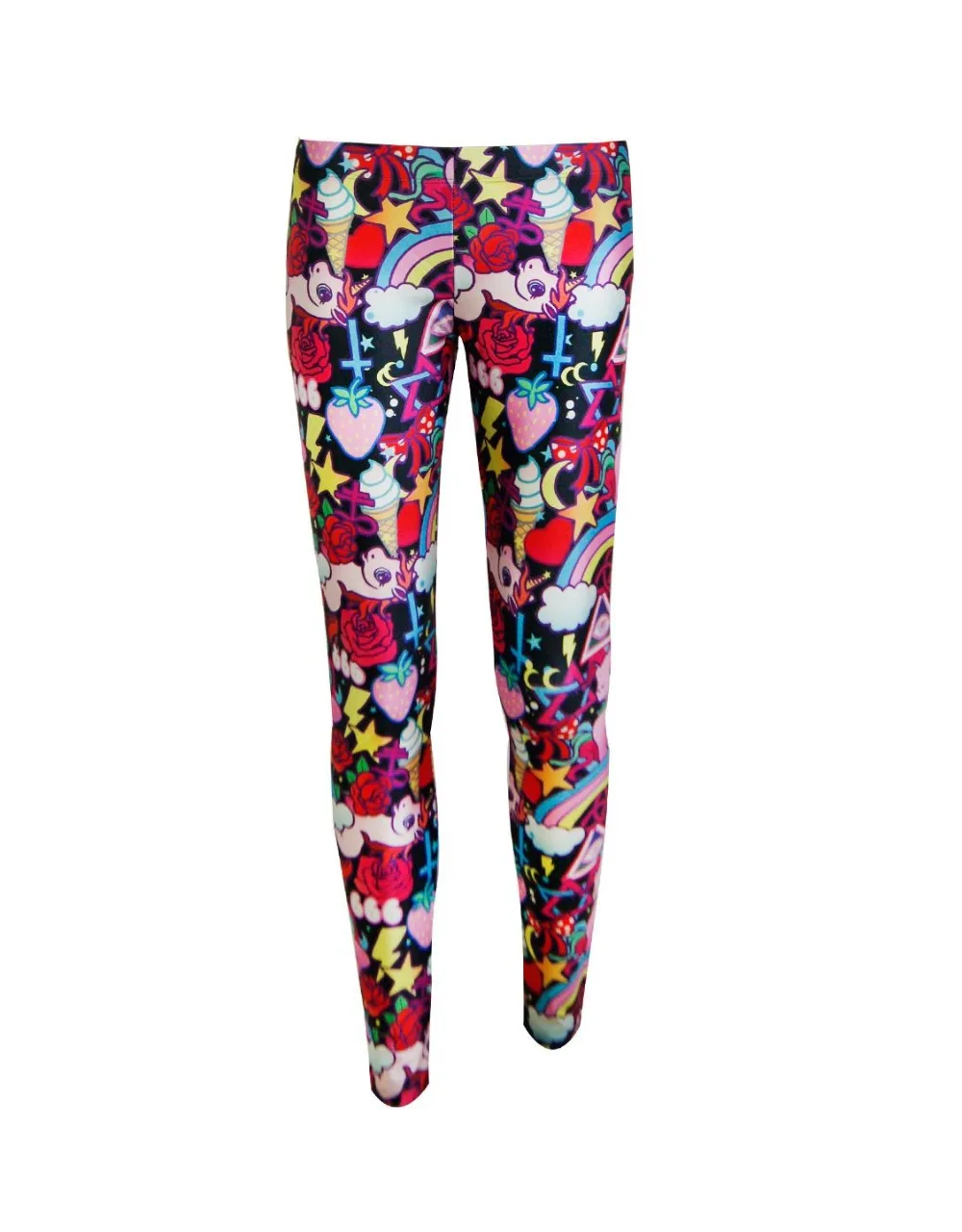 Legging Wanita Motif Pelangi B - Winter Yoga Clothing ulasan dan harga
