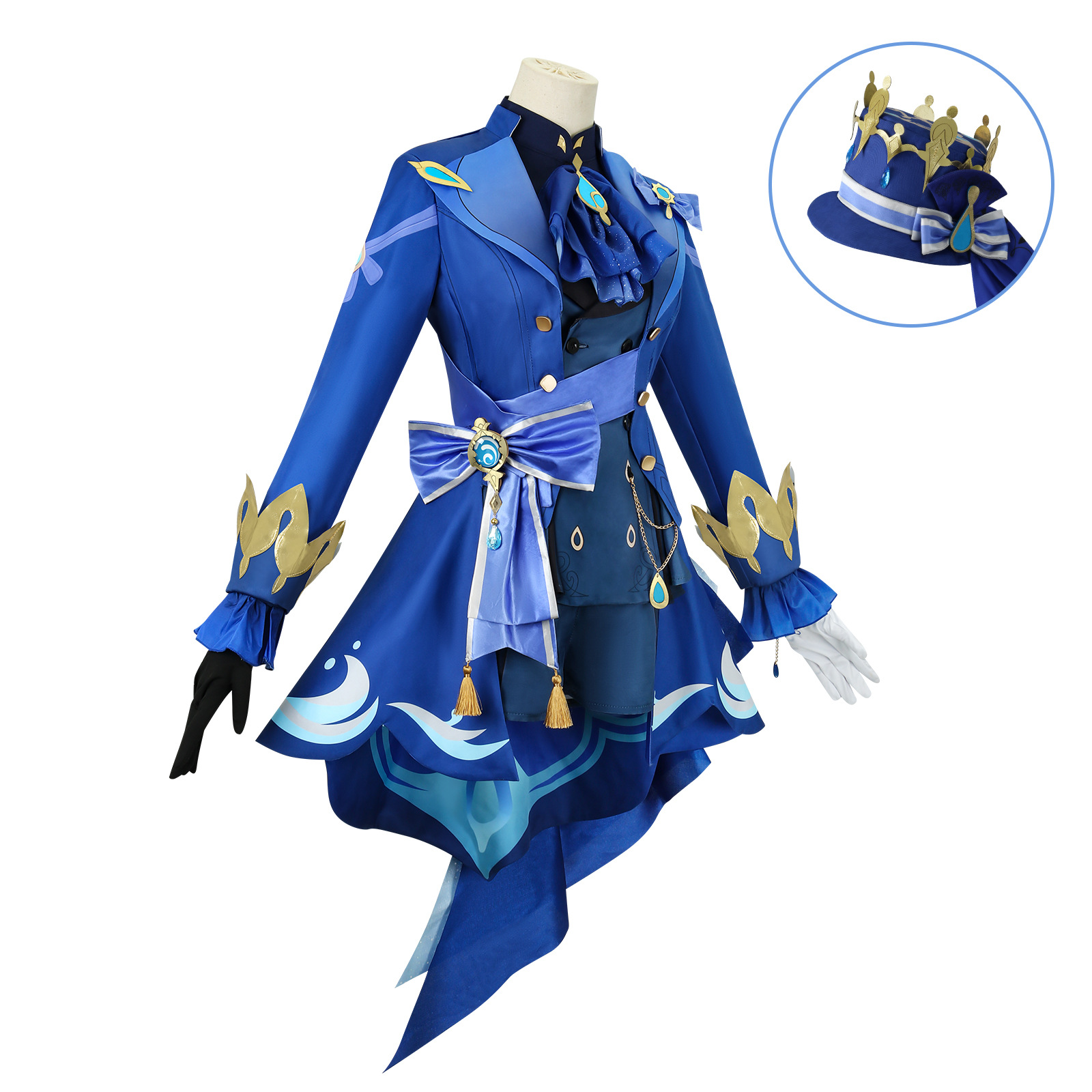 Kostum Cosplay Furina Set Leng - Winter Clothing Label ulasan dan harga