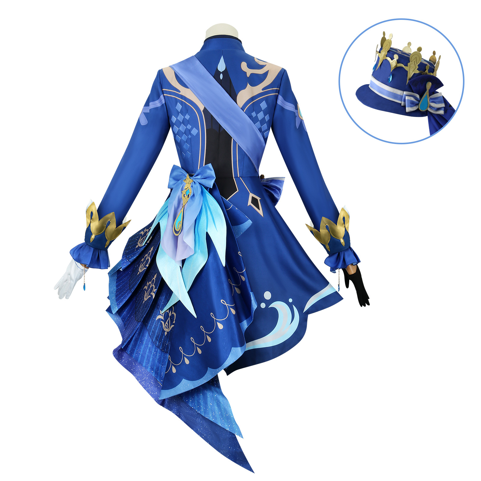 Kostum Cosplay Furina Set Leng - Winter Clothing Label ulasan dan harga