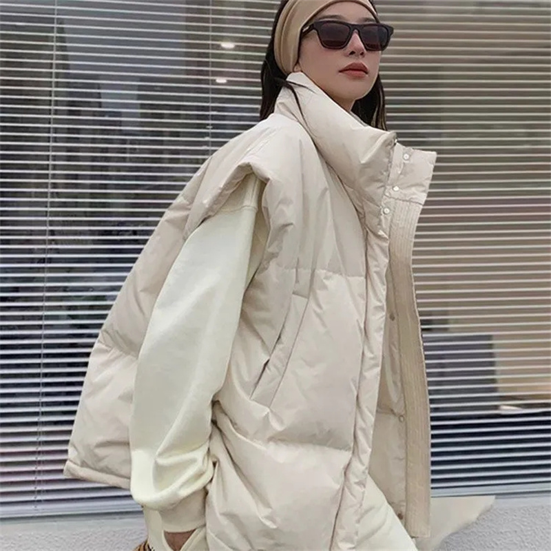 Jaket bantalan rompi tanpa len - Puffer Jacket Women Down ulasan dan harga