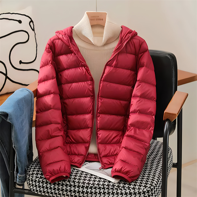 Jaket Puffer ramping bertudung - Puffer Jacket Women Down ulasan dan harga