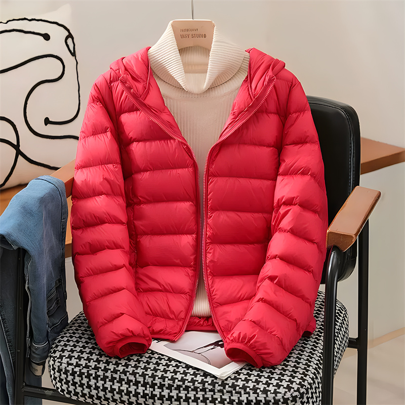 Jaket Puffer ramping bertudung - Puffer Jacket Women Down ulasan dan harga