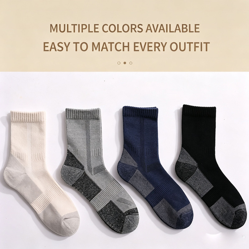 5PCS Kaos Kaki Hiking Pria dar - Thermal Sock Merino ulasan dan harga
