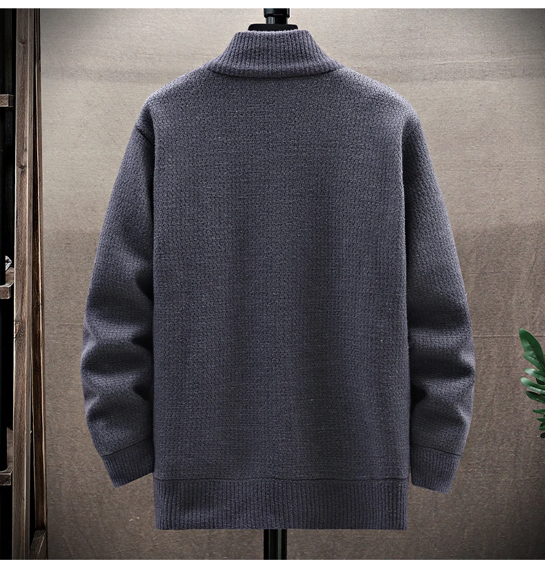 Kardigan Sweater Pria Kasual B - Wool Blend Coat ulasan dan harga