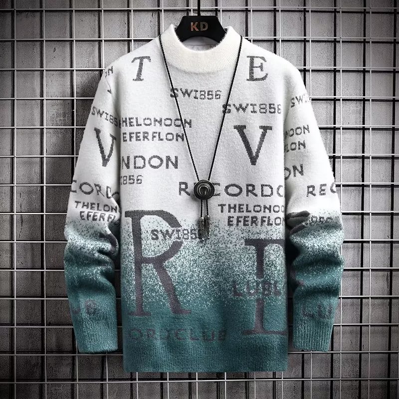 Sweter Pria Musim Gugur Musim  - Winter Clothing English ulasan dan harga
