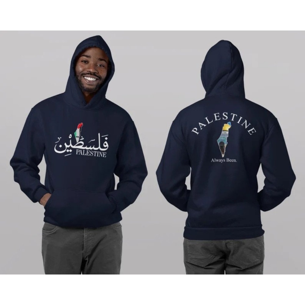 Hoodie Palestina Desain Cetak  - Winter Clothing Name ulasan dan harga