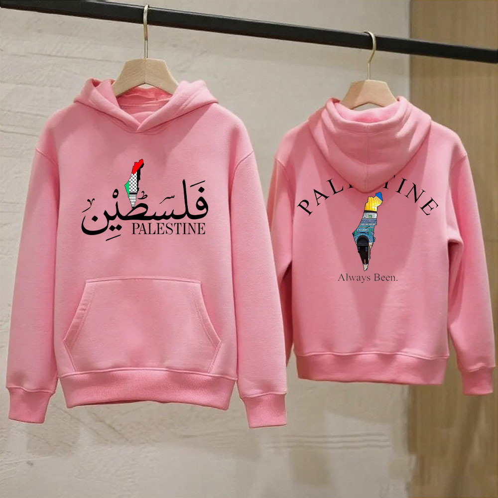 Hoodie Palestina Desain Cetak  - Winter Clothing Name ulasan dan harga