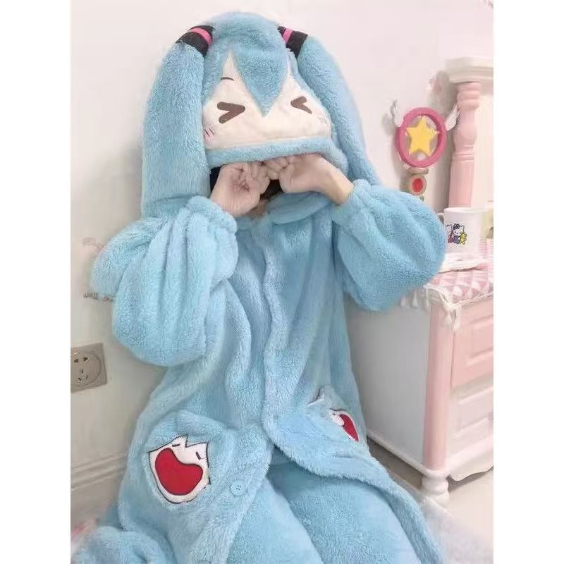 Piyama Anime Miku Set Piyama T - Winter Clothing Anime ulasan dan harga