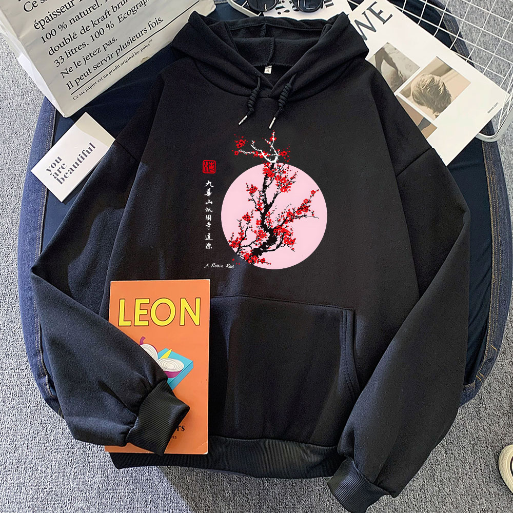 Jaket Hoodie motif Sakura meka - Winter Clothing Yellowknife ulasan dan harga