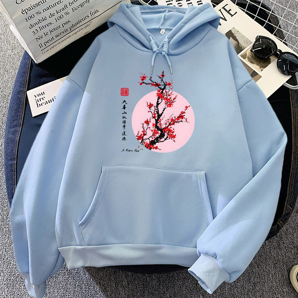 Jaket Hoodie motif Sakura meka - Winter Clothing Yellowknife ulasan dan harga